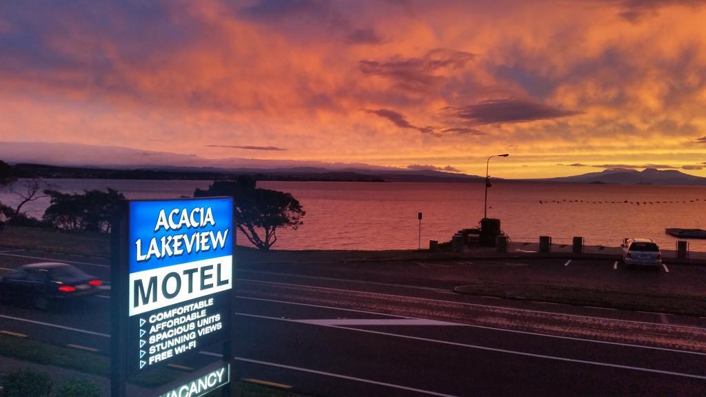 Acacia Lake View Motel Taupo Exterior foto